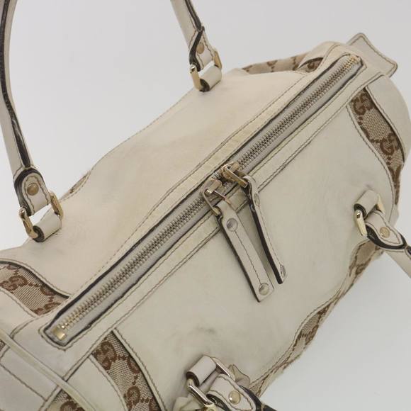 GUCCI GG Canvas Hand Bag Beige 189825 Auth 38711 - Picture 7 of 16